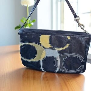 Coach Signature Inlaid Wristlet